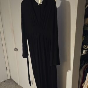 EARTHBOUND Black Long Sleeve Dress